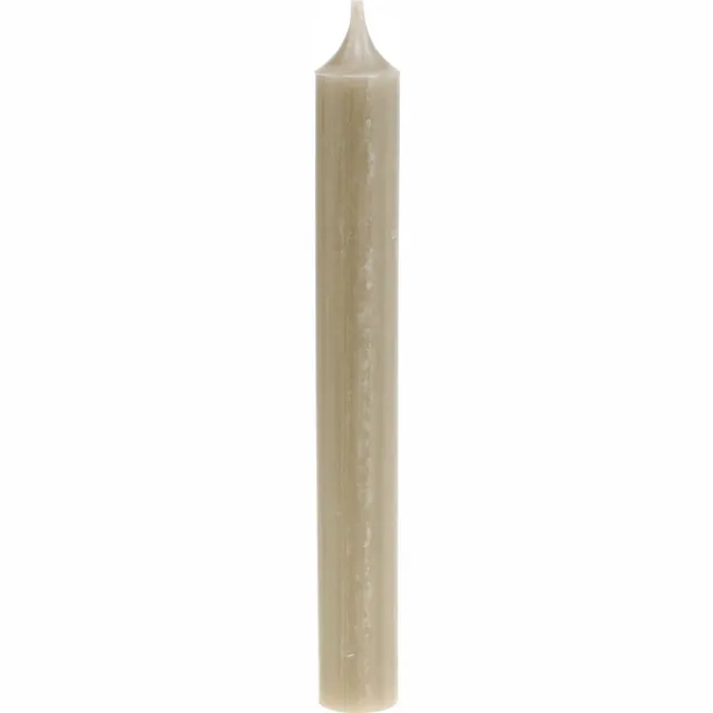 Viana Stokkaarsen bruine kaarsen kaarsdecoratie herfst Ø21/170mm 6 st, 6 Stü Beige
