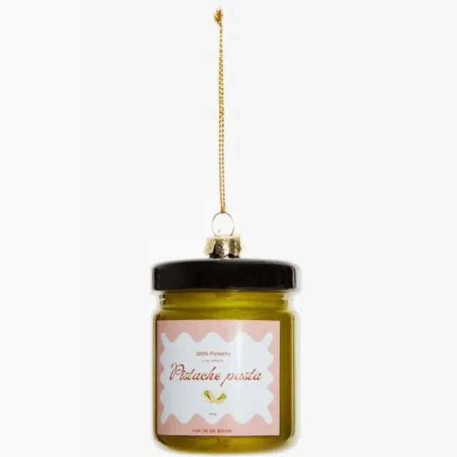 Yup in de boom kerstbal pistachio paste Groen