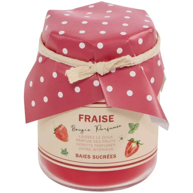Atmosphera Créateur d'intérieur® Bougie parfumée Fra ronde 75 g Rouge
