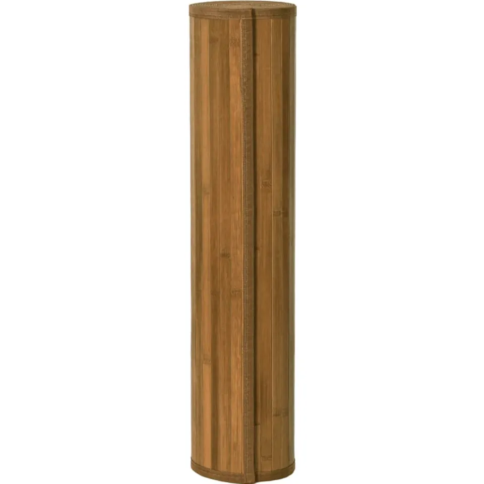 vidaXL Vloerkleed rechthoekig 80x400 cm bamboe bruin
