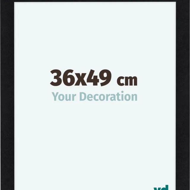 yd. Your Decoration - Fotolijst 36x49 cm - MDF - Zwart Mat - Como