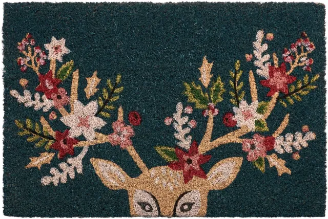 Beliani SAGAY - Deurmat - Meerkleurig - 40 x 60 cm - Kokosvezel/PVC
