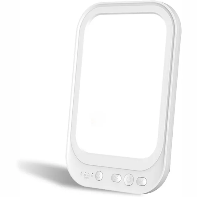 Zavira® Daglichtlamp - Lichttherapie - Bureau - USB-C-voeding - 10.000 lux Wit