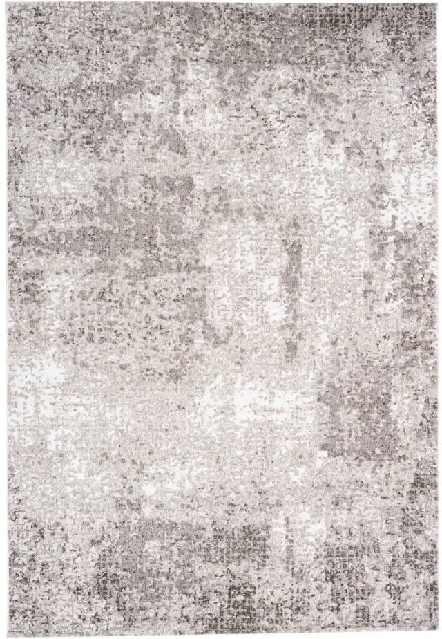 Padiro design laagpolig vloerkleed - lichtbeige - modern abstract ontwerp - van polyester