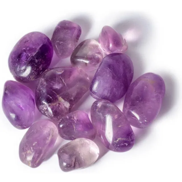 Yogi & Yogini naturals Amethist trommelsteen, edelsteen 500 gram Paars