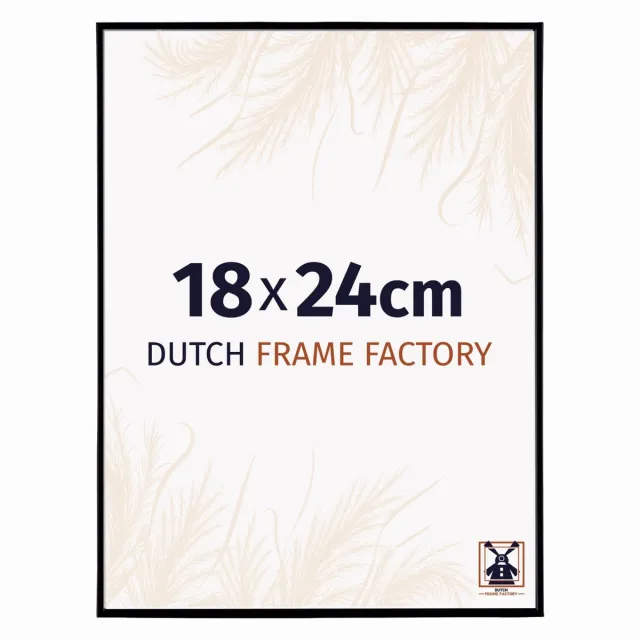 Dutch Frame Factory Fotolijst 18x24 cm - Kunststof - Zwart Mat - Easy