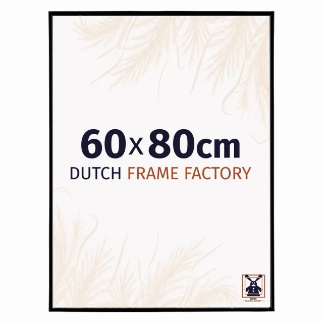 Dutch Frame Factory Fotolijst 60x80 cm - Kunststof - Zwart Mat - Easy