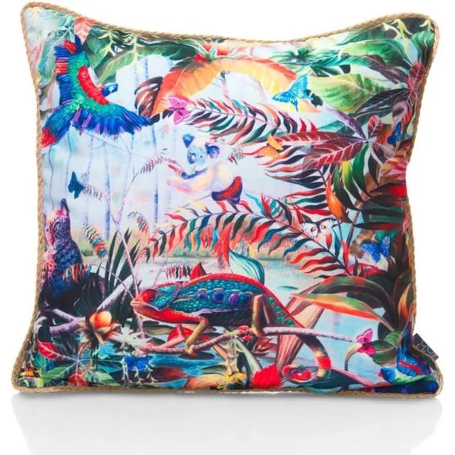 Coco Maison Sierkussen - 45 x 45cm Jungle multi
