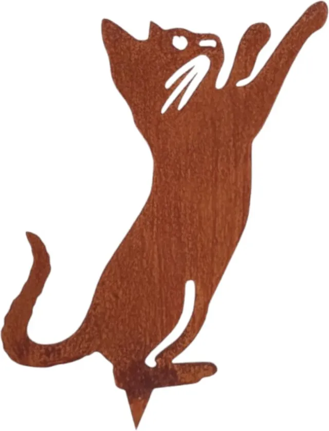 Dream-Garden Tuinbeeld Poes Nala-H36 x B18cm Roest bruin