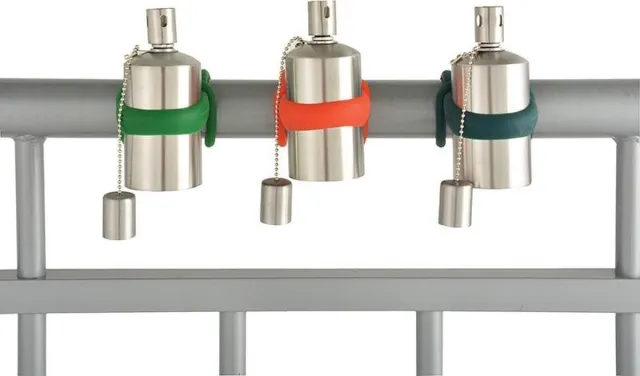 Esschert Design Balkon olielamp rvs 3 stuks RVS / zilvergrijs