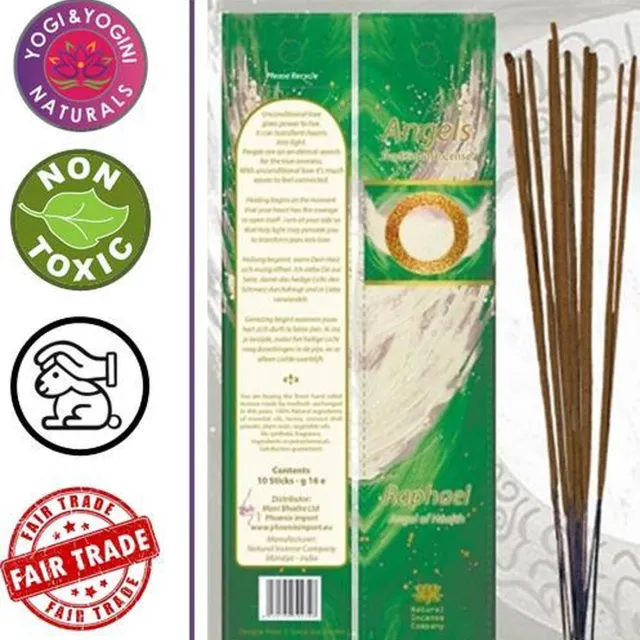 Yogi & Yogini naturals Wierook Angels: Raphael - (1 pakje) wit