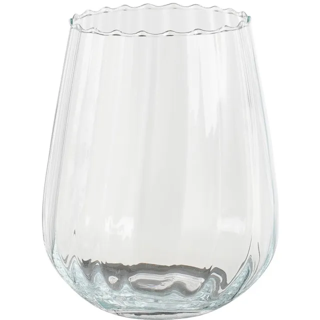 Mica Decorations vaas Evelina (19x23 cm) Transparant