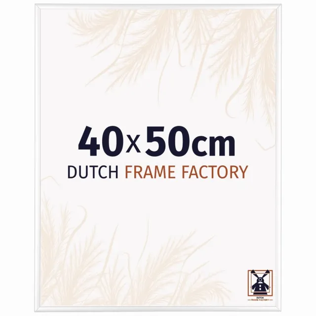 Dutch Frame Factory Fotolijst 40x50 cm - Aluminium - Wit Hoogglans - Kampen