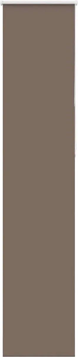 vidaXL Rolgordijn - verduisterend - koffie - 60x210 - cm - stofbreedte - 55,7 - cm