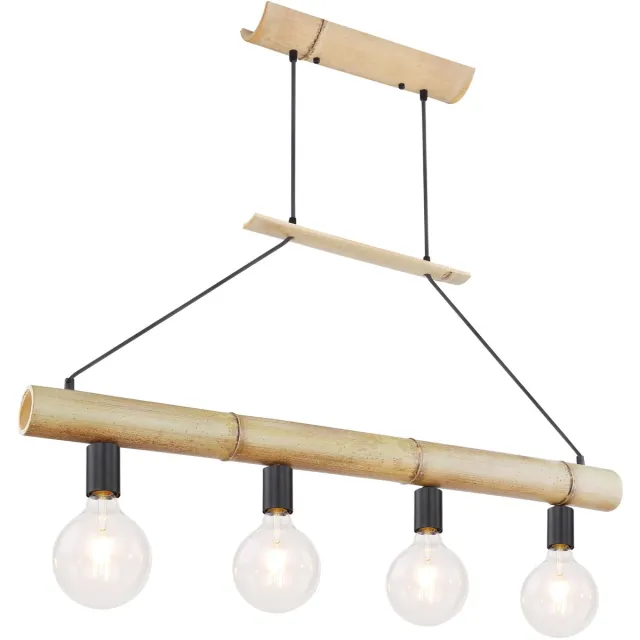 Globo 15425-4, E27, IP20 Bamboo