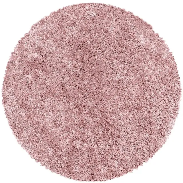 Dutch XXL Rond Hoogpolig Vloerkleed | Tapijt | Shaggy | Sydney | Uni | Rosé
