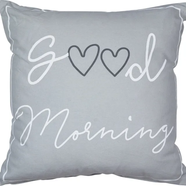 Mars & More Hartje kussen Good Morning - sierkussen - 45 x 45 cm Multi