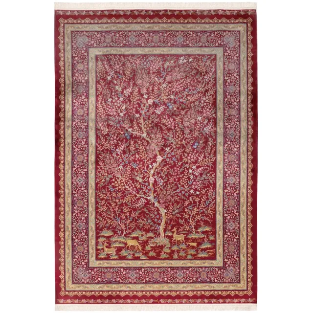 Dutch XXL Perzisch Tapijt | Portofino | Picturaal | Rood | 60x90 cm