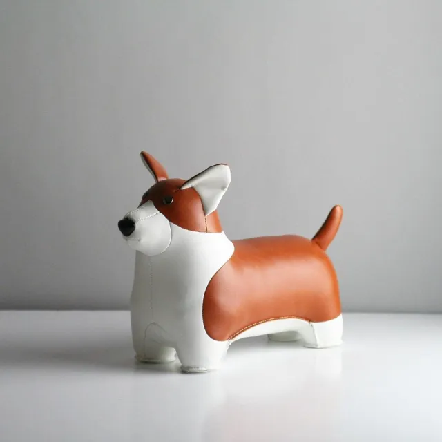 Zuny boekensteun dog Corgi tan-white multi