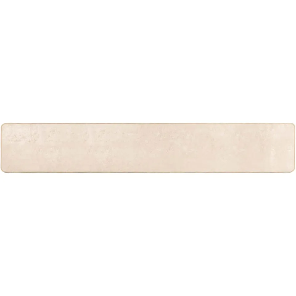vidaXL Vloerkleedloper MARSA Crèmekleurig 50 x 350 cm Polyester en PVC