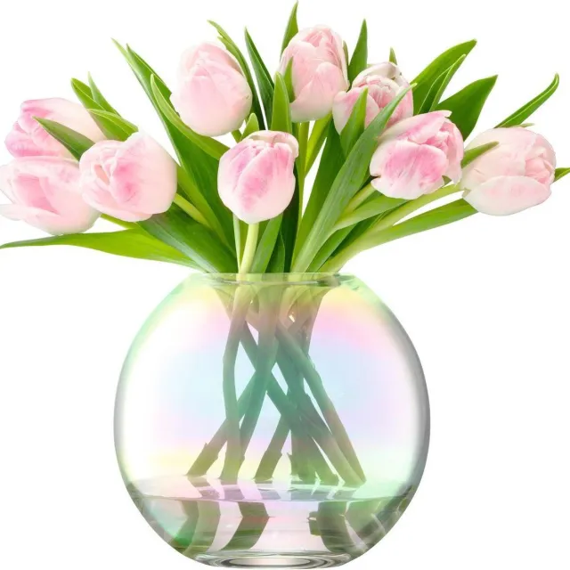 L.S.A. Pearl Vaas - Ø 17,7 cm - 16 cm Hoog Transparant