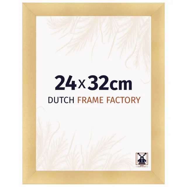 Dutch Frame Factory Fotolijst 24x32 cm - MDF - Goud Mat - Praag