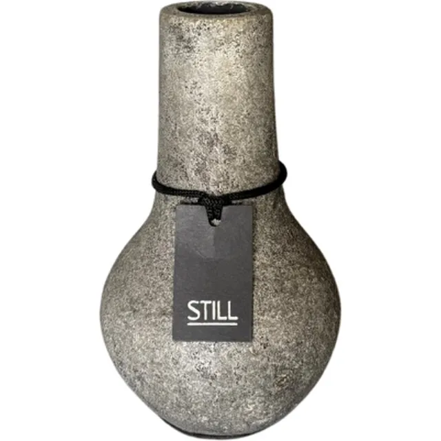 STILL Flesvaas - Organisch - Earth - Grijs - 20 x 14 cm