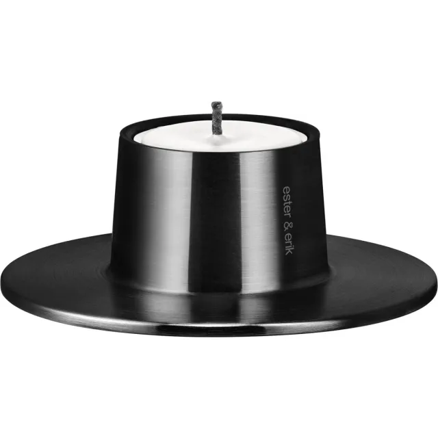 Ester & Erik Outdoor Candle Holder Small Black| Incl. Candle | Incl. Candle extinguishers | Luxury Zwart
