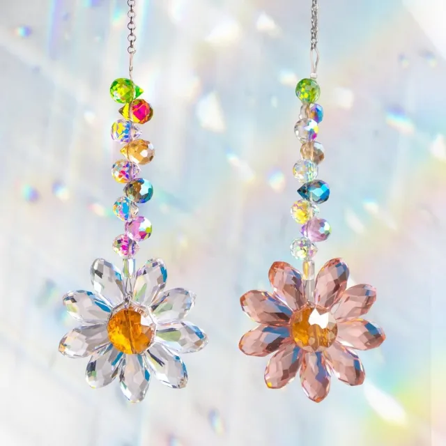 By Shayne ByShane - Zonnevangers Kristallen Wind Chime voor Thuis Bruiloft Party Tuin Decoratie
