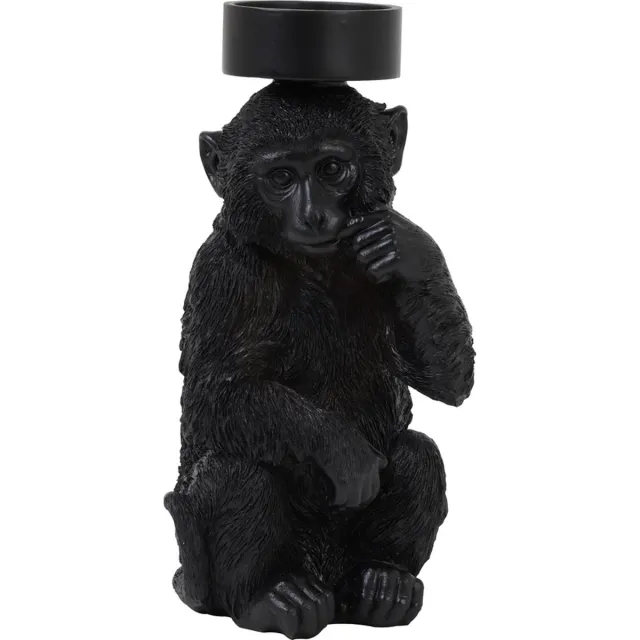 Light & Living Kandelaar MONKEY - 16.5x15x32cm - Zwart