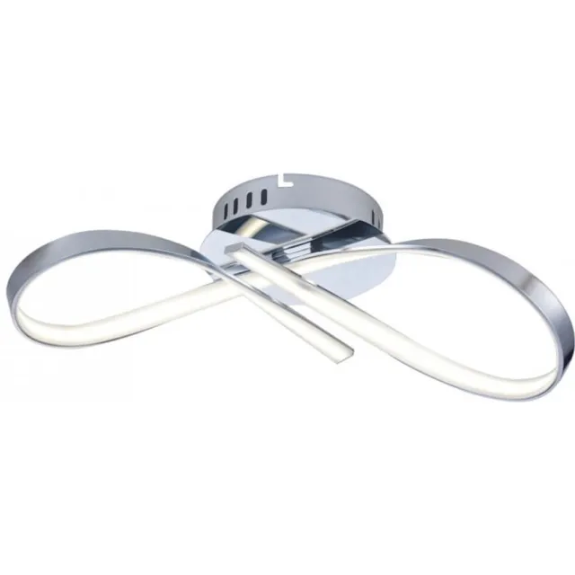 KOSILUM W - Plafondlamp - Zilver/Chroom - Metaal en PVC