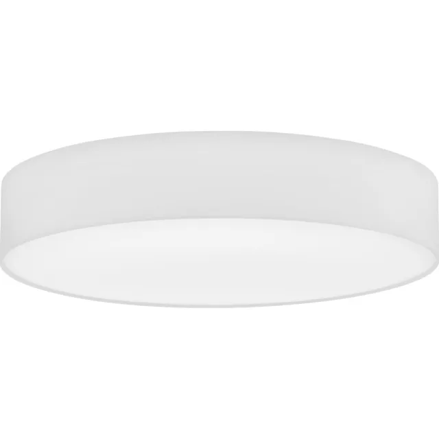Eglo Pasteri Plafondlamp - E27 - Staal|Textiel - Wit