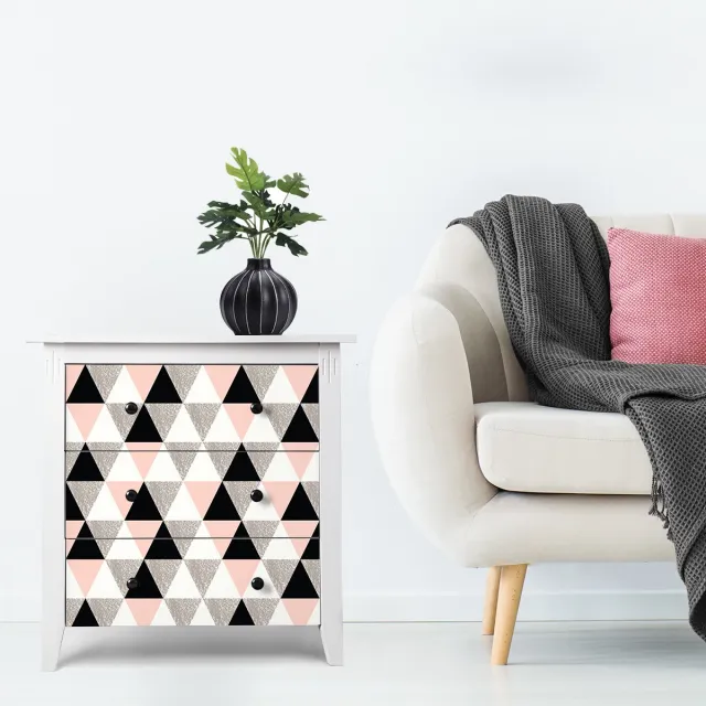 Ambiance Sticker Scandinavische meubelsticker Fritjen 40 x 60 cm Multi color