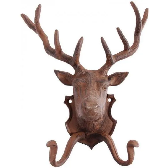 Esschert Design Wandhaak hert Bruin