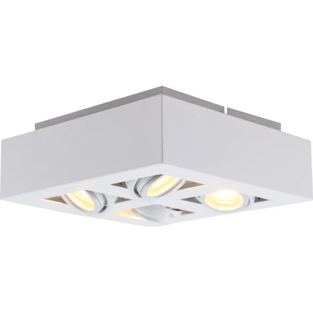 Olucia AKIRA - Opbouw Downlight - Wit - Vorm: Vierkant