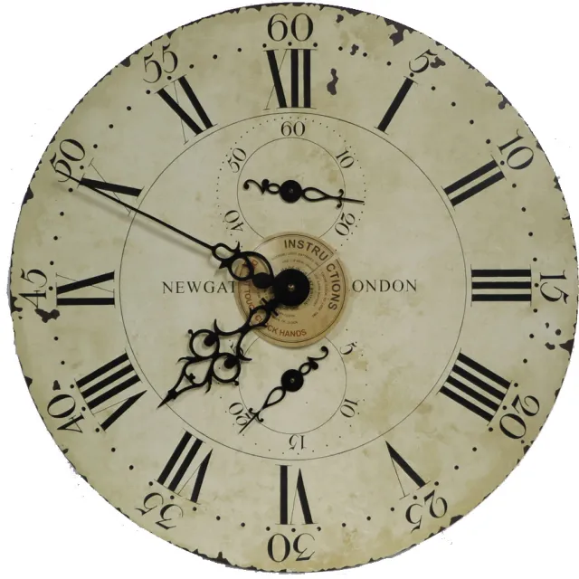 Classic Roman Dual dial clock