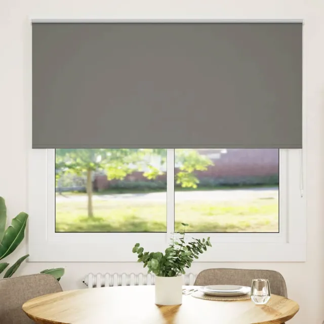 vidaXL Rolgordijn verduisterend 165x150 cm stofbreedte 161,6 cm grijs