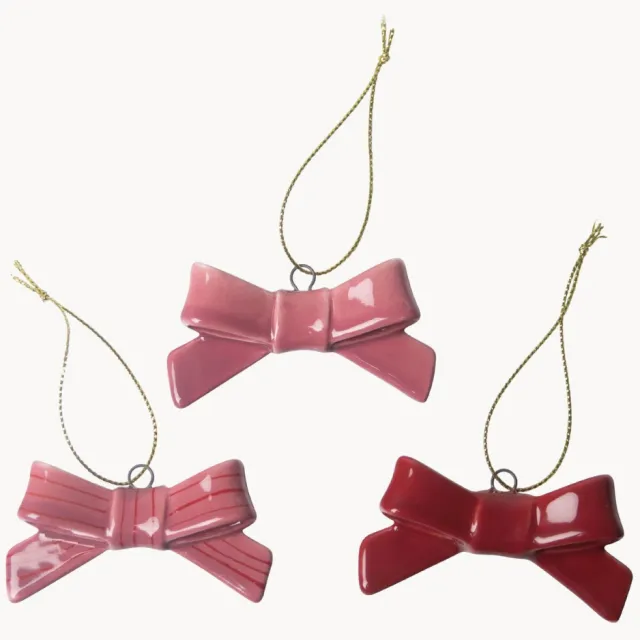 Pluto Design Kerstboomhangers Boog 3-delig Dieproze