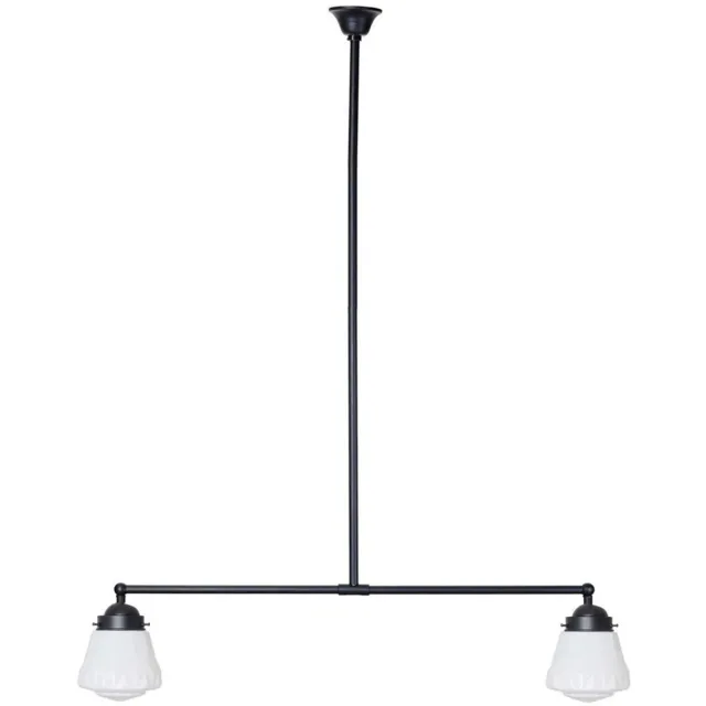 Coloured by Art Moonlight T-lamp 2 lichts Bold - Art Deco Trade Zwart