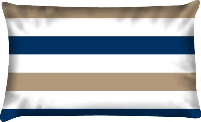 Velits outdoor Sierkussen - Buitenkussen Denim Original Waterafstotend Bootkussen Admiraal - Multicolor - 60 Cm X 40 Cm blauw
