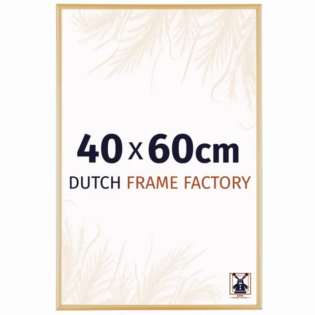 Dutch Frame Factory Fotolijst 40x60 cm - Aluminium - Goud Vintage - Kampen