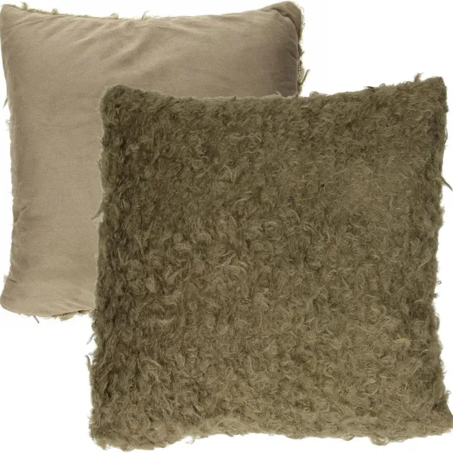 Arowell Zachte Sierkussens - 40 x 40 cm - Bruin - 2 stuks
