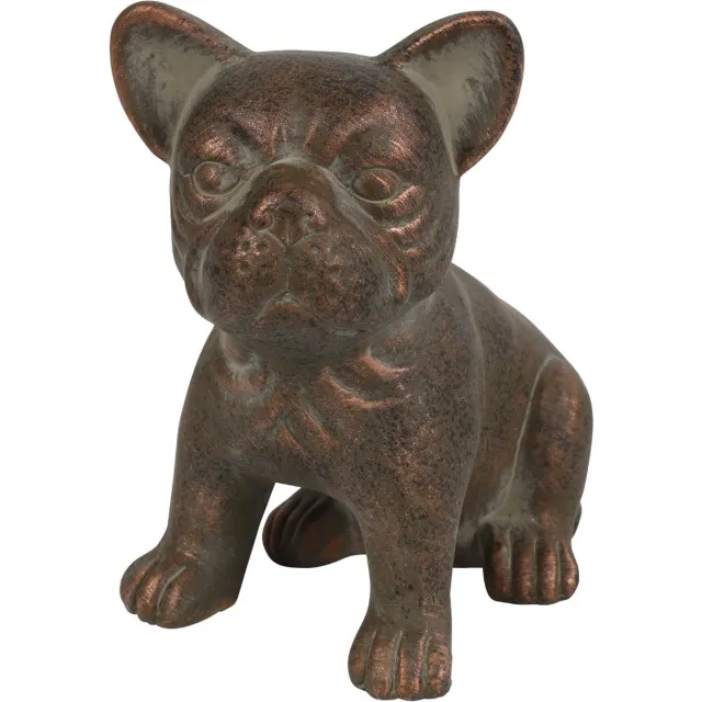 Home Sweet Home Dog zittend Pugsy bruin