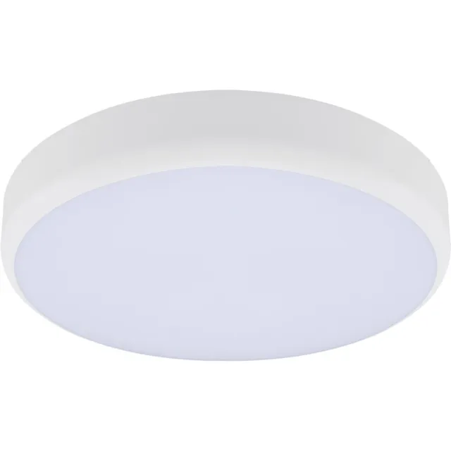 STRÜHM GOLIAT - Led Plafondlamp - Keuken/Badkamer/Buiten - Aanpasbare kleur CCT - Aanpasbare watt 15/20/25w - Aanpasbare bewegingssensor (met of zonder)- 3050 Lumen - Wit - 330mm - IP54
