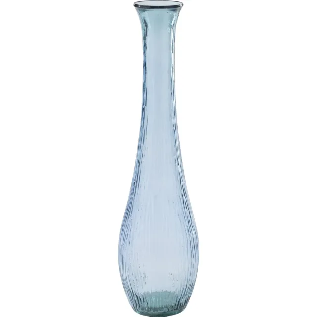 J-Line vloervaas - glas - lichtblauw