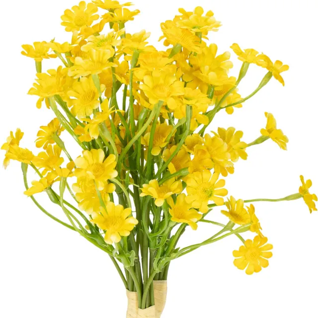 Viana Kunstmatige kamille als bloemenboeket voor een frisse en onderhoudsvri Geel