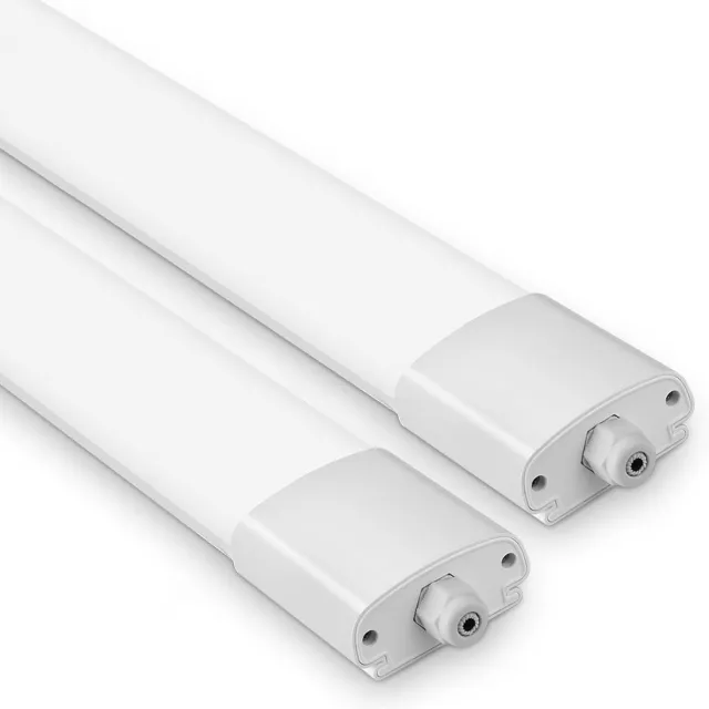 Oraymin 2 Stuks LED TL armatuur Plafondlamp 116cm-36W-3960LM-4000K-IP66 Waterdicht-Koppelbaar-TL buis Wit