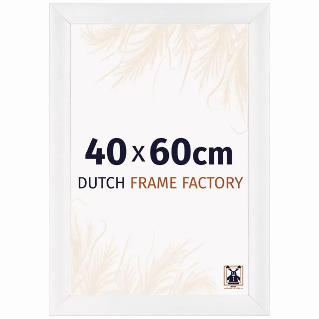 Dutch Frame Factory Fotolijst 40x60 cm - MDF - Wit Hoogglans - Praag