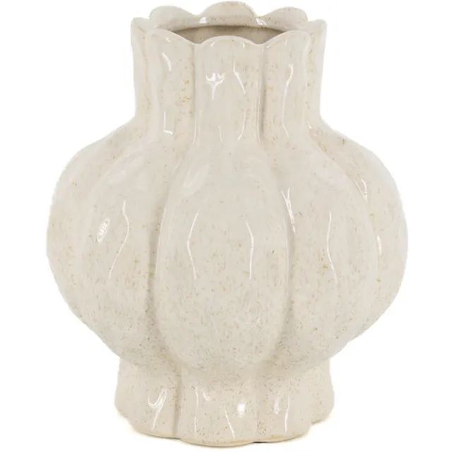 homebound by ky Aardewerk vaas Gaia S beige