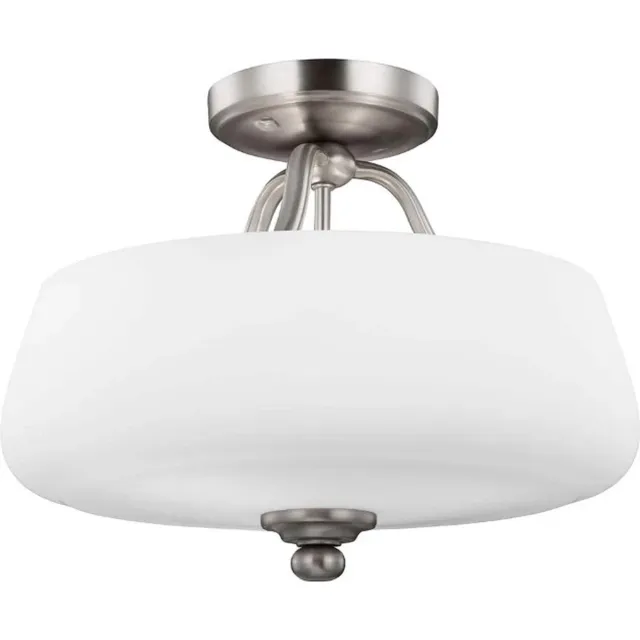 Steady Lighting Landelijke Plafondlamp - Steady Lighting - Metaal - Landelijk - E27 - L: 36.9cm - Voor Binnen - Woonkamer - Eetkamer - Zilver